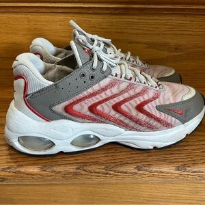 Men's Nike  Air Max TW, Red Gray, Size 9.5
